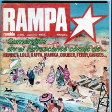 Cómics: RAMPA - RAMBLA Nº 05 - MUNDET - LOLO - KAFFA - ODUBER - FERRY - MARIKA - GARCES..... AGOSTO DE 1984