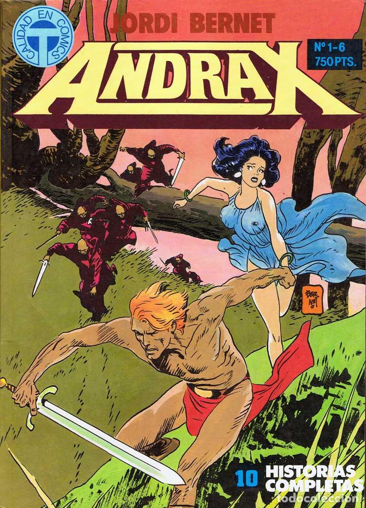 Andrax Nº 1 6 10 Historias Completas De Jordi Bernet Retapado