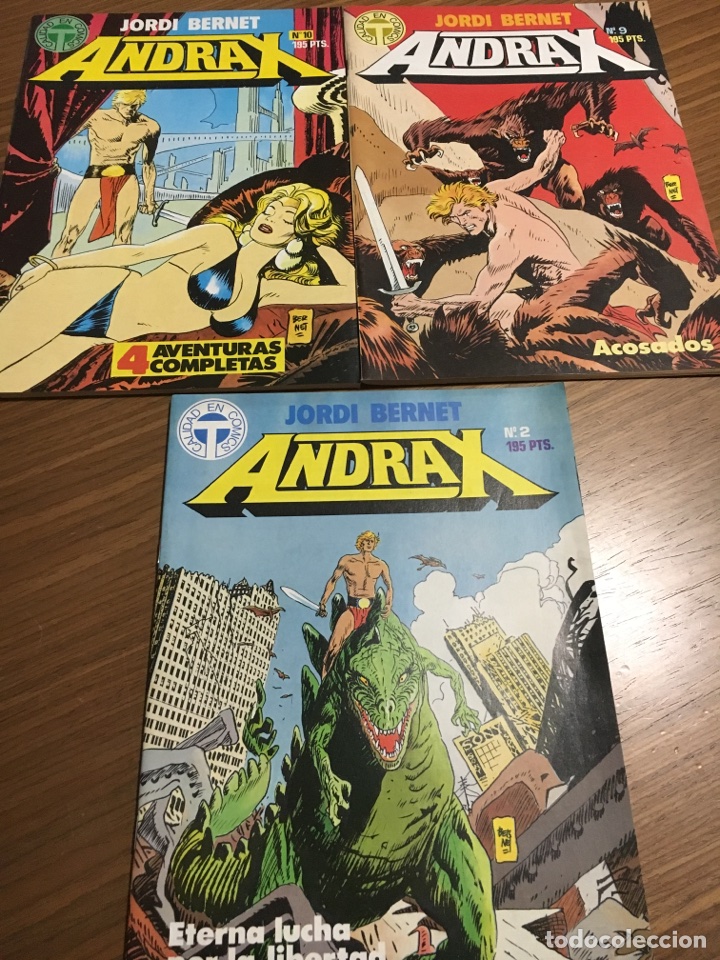 C&oacute;mics: Andrax n&uacute;meros 2,9,10 - Foto 1