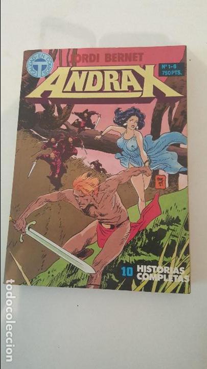 C&oacute;mics: ANDRAX  - N&ordm;1-6  1988 - Foto 1