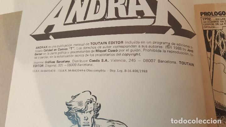 C&oacute;mics: ANDRAX  - N&ordm;1-6  1988 - Foto 3