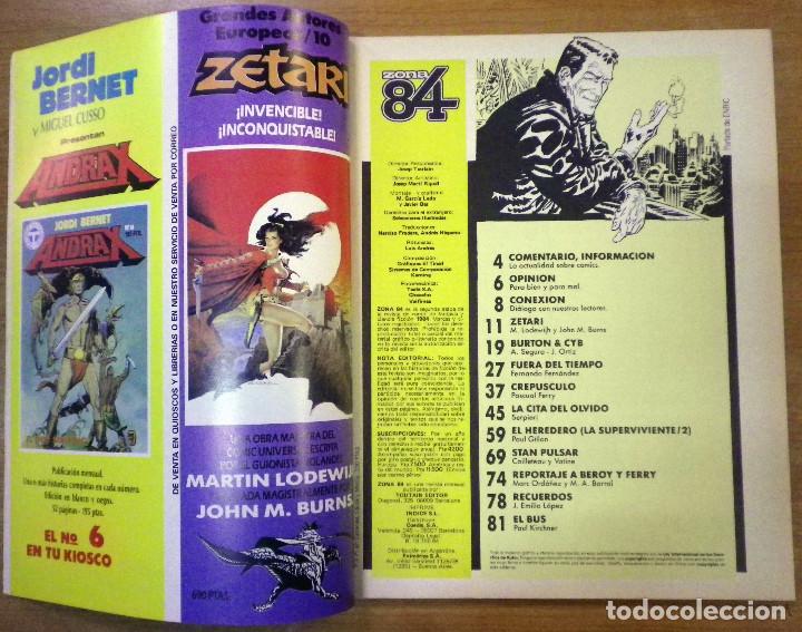 C&oacute;mics: Zona 84 N&ordm; 54 - Toutain Editor. - Foto 2