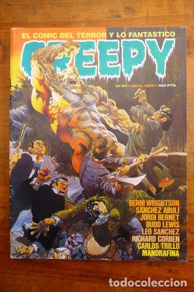 C&oacute;mics: CREEPY. N&ordm; 34 ; Abril 1982 - Foto 1