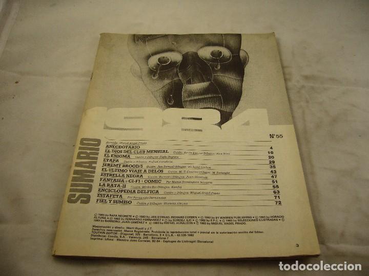 C&oacute;mics: Sumario 1984 Numero 55 - Foto 1