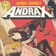 Cómics: ANDRAX Nº9. TOUTAIN, 1988. CALIDAD EN COMICS T. DIBUJOS DE BERNET