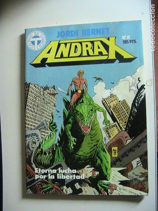 C&oacute;mics: ANDRAX N&ordm; 2. TOUTAIN, 1988. - Foto 1