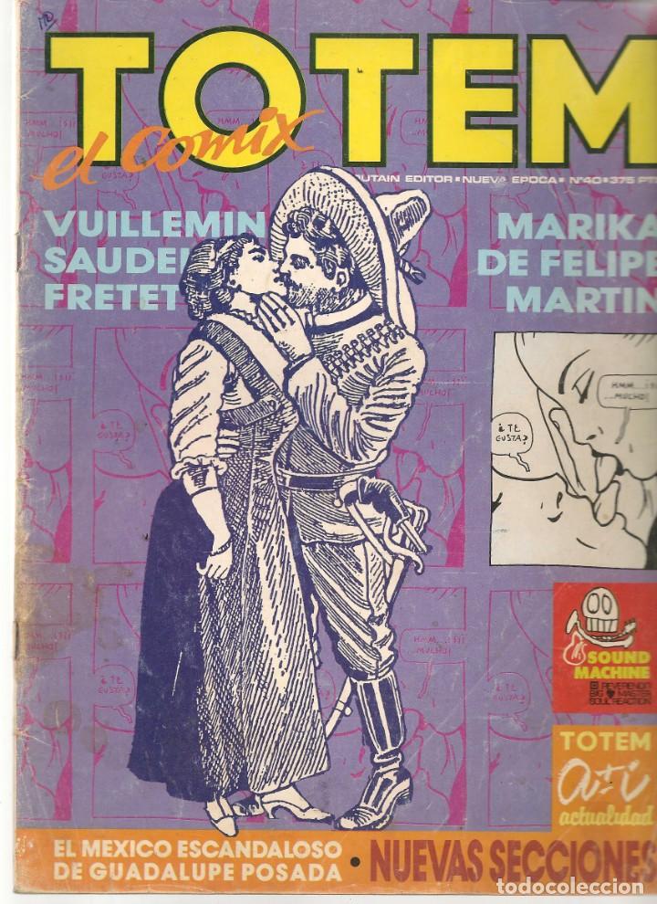 C&oacute;mics: TOTEM, EL COMIX. N&ordm; 40. TOUTAIN EDITOR. (B/A49) - Foto 1