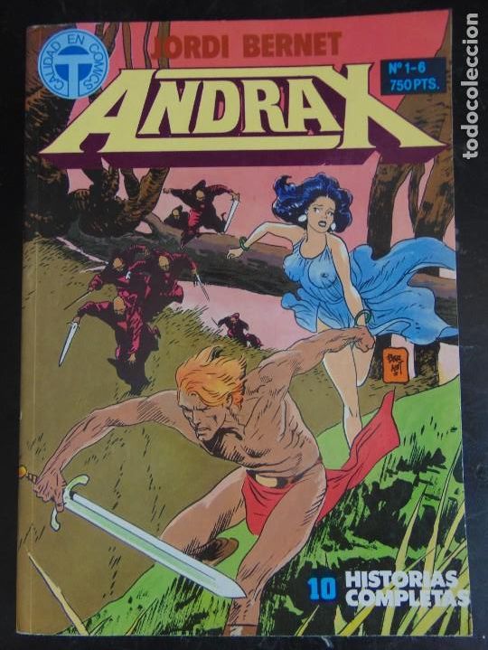 C&oacute;mics: ANDRAX . RETAPADO N&ordm; DEL 1 AL 6 - Foto 1