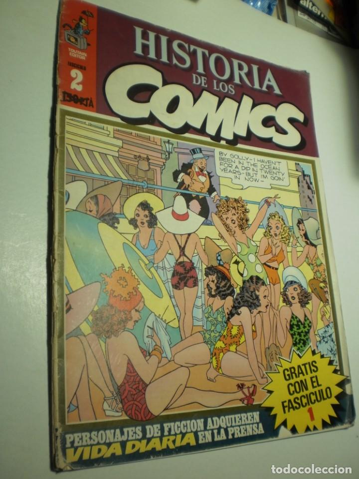 C&oacute;mics: historia de los c&oacute;mics n&ordm; 2 1982 (alg&uacute;n defecto) - Foto 1