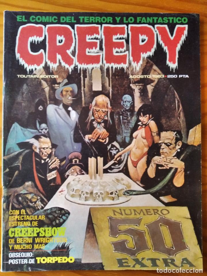 CREEPY EXTRA Nº 50 - EL COMIC DE TERROR Y LO FANTASTICO. TOUTAIN. (Tebeos y Comics - Toutain - Creepy)