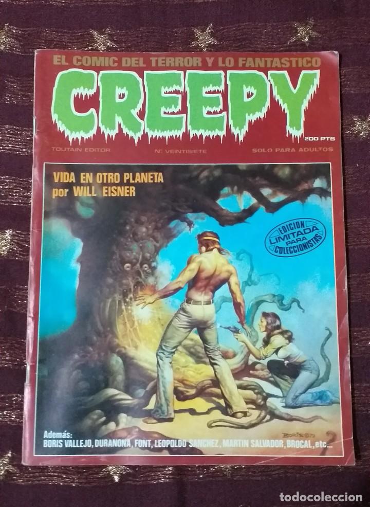CREEPY 27 - TOUTAIN - EL COMIC DEL TERROR Y LO FANTASTICO - VIDA EN OTRO PLANETA - WILL EISNER- 1980 (Tebeos y Comics - Toutain - Creepy)
