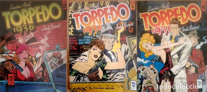 C&oacute;mics: comic Torpedo 1936 - n&ordm; 2 5 y 6 - de S&aacute;nchez Abul&iacute; y Jordi Bernet - 3 comics