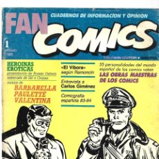 Cómics: FAN COMICS 1, 1985, TOUTAIN
