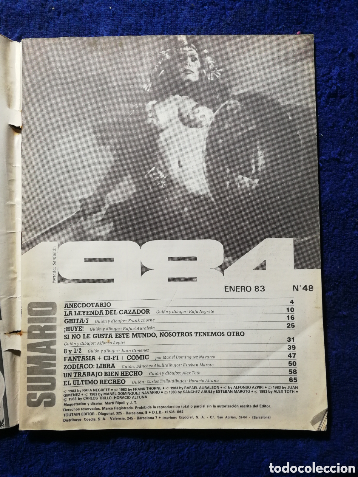 C&oacute;mics: Comic 1984. N&uacute;mero 48. De 1983 - Foto 3