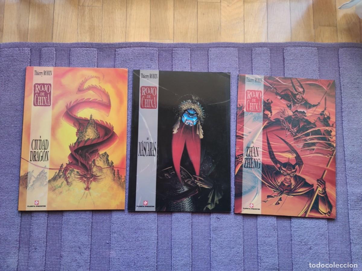 C&oacute;mics: ROJO DE CHINA COMPLETA 3 TOMOS - Foto 1