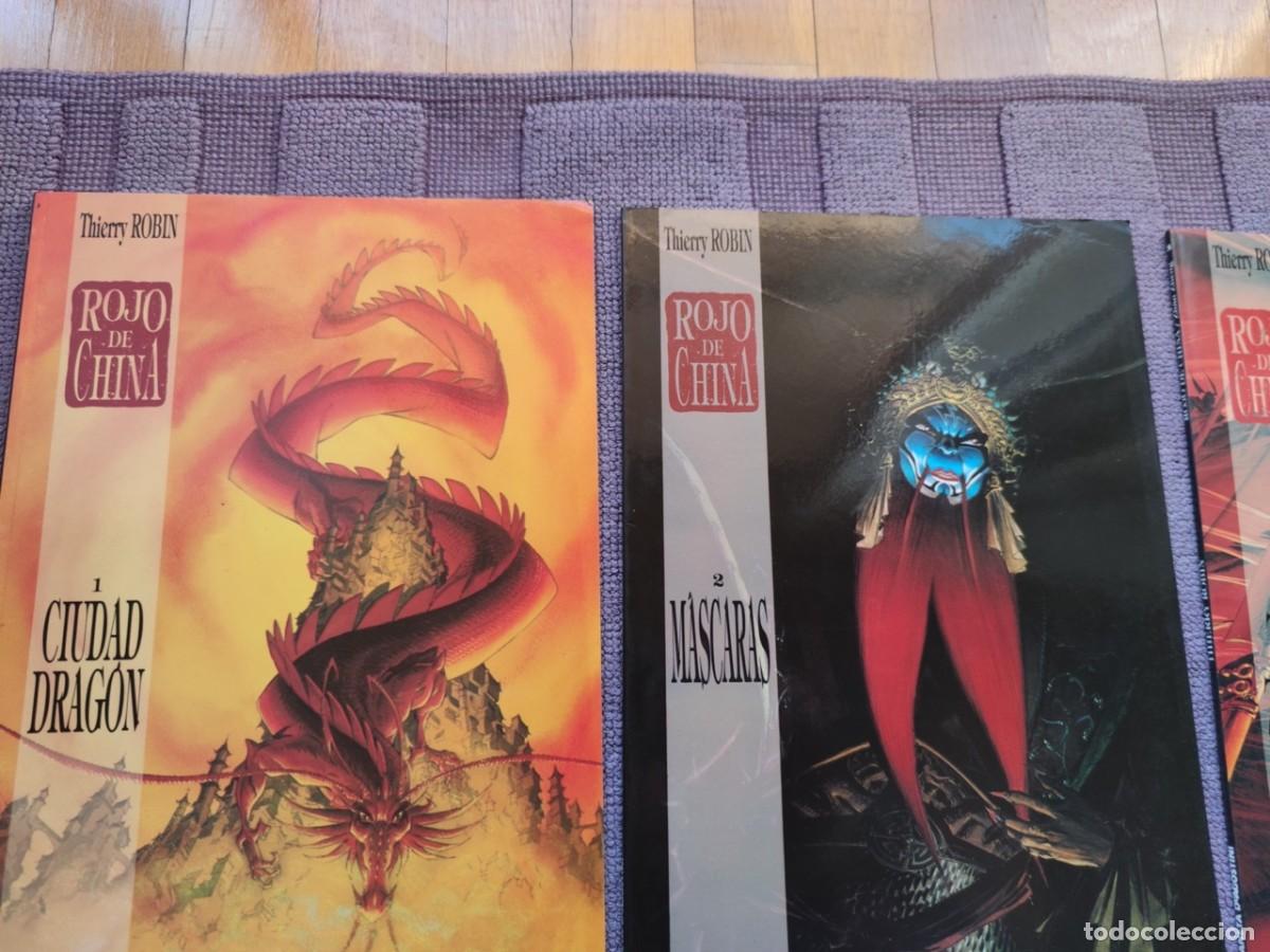 C&oacute;mics: ROJO DE CHINA COMPLETA 3 TOMOS - Foto 2