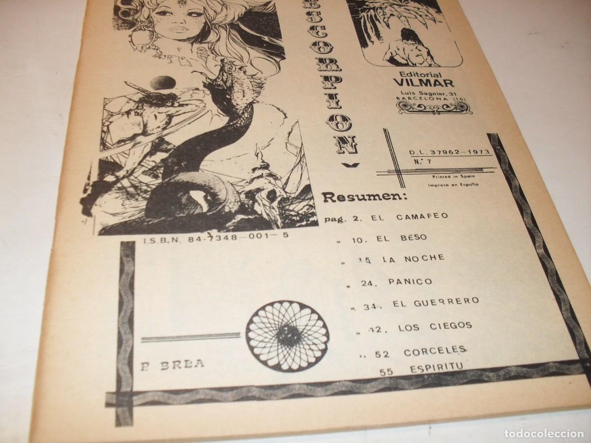 C&oacute;mics: ESCORPION N&ordm;7,(DE 102).VILMAR EDICIONES,1973.TEBEO DIFICIL.CON DEFECTO. - Foto 1