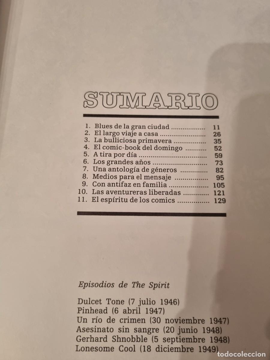C&oacute;mics: ESPIRITU DE LOS COMICS, CON 6 EPISODIOS DE THE SPIRIT, JAVIER COMA -WILL EISNER 1981 - Foto 3