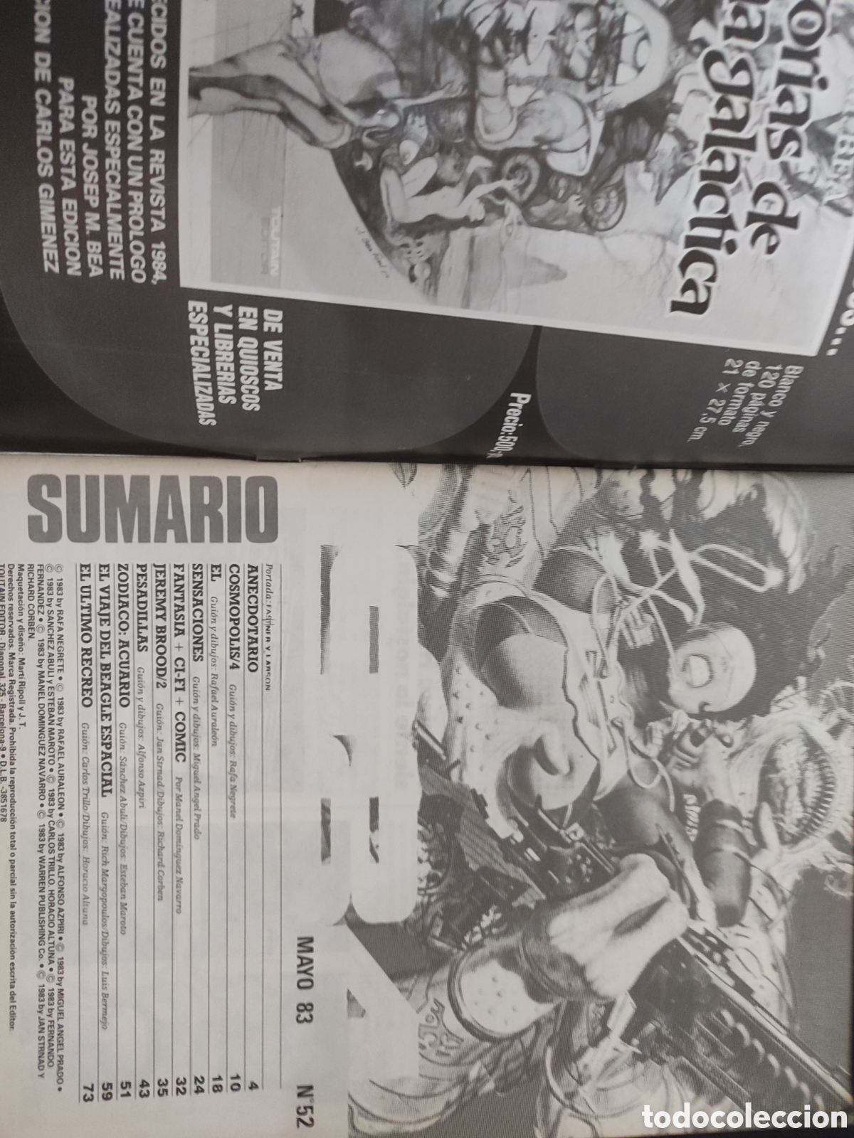 C&oacute;mics: Revista 1984 .N&uacute;mero 52 - Foto 3
