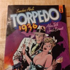Cómics: BERNET & ABULI - TORPEDO 1936 Nº 1 - TOUTAIN 1984 1ª EDICION, VOLUMEN ORIGINAL CON 118 PAGINAS, RARO