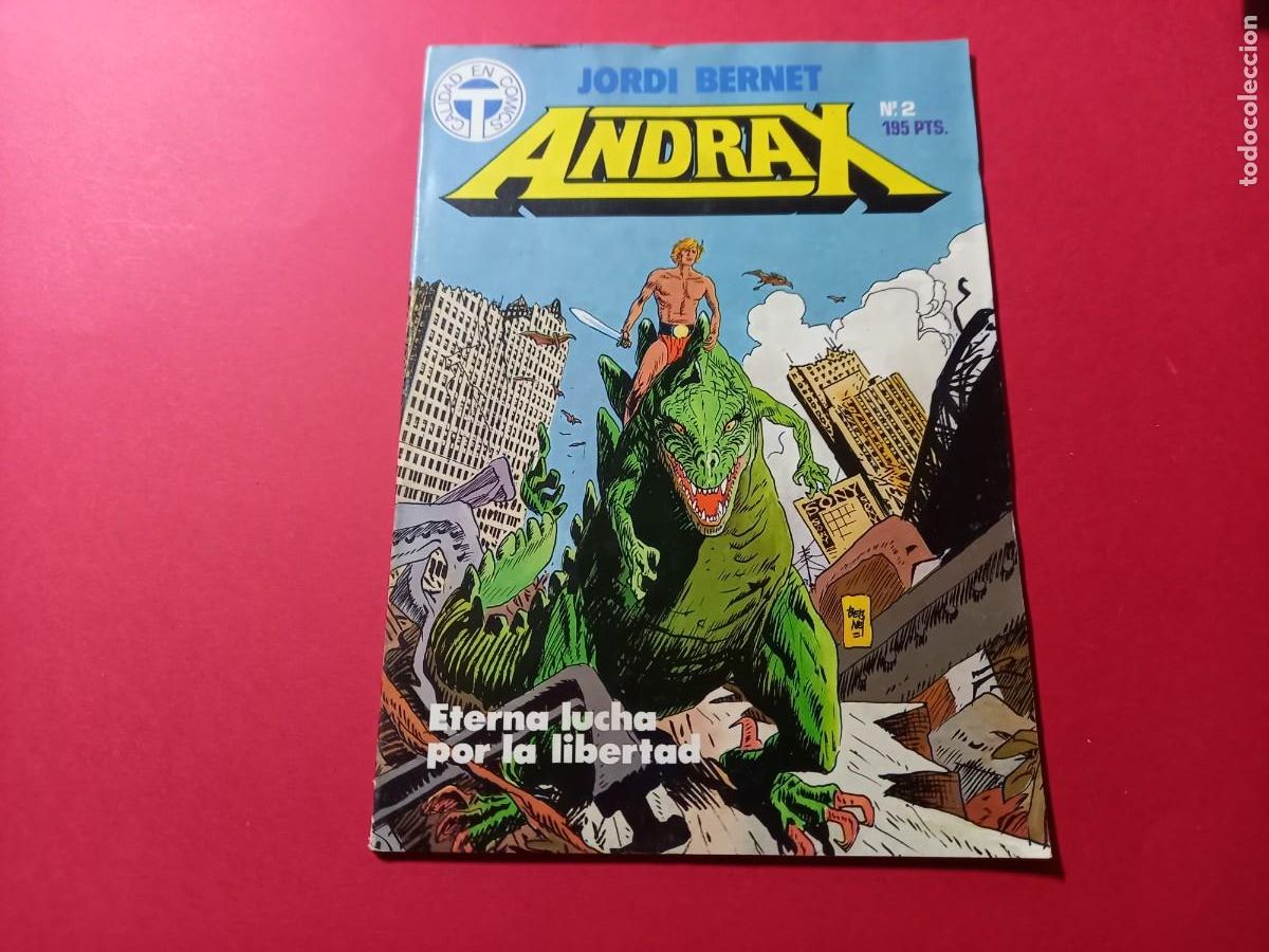 C&oacute;mics: Andrax N&ordm; 2 Toutain Editor 1988 -REF C8 - Foto 1