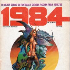 Cómics: CÓMIC ” 1984 ” Nº 9 ED. TOUTAIN- 1ª EDICIÓN, ORIGINAL. Lote 401889204
