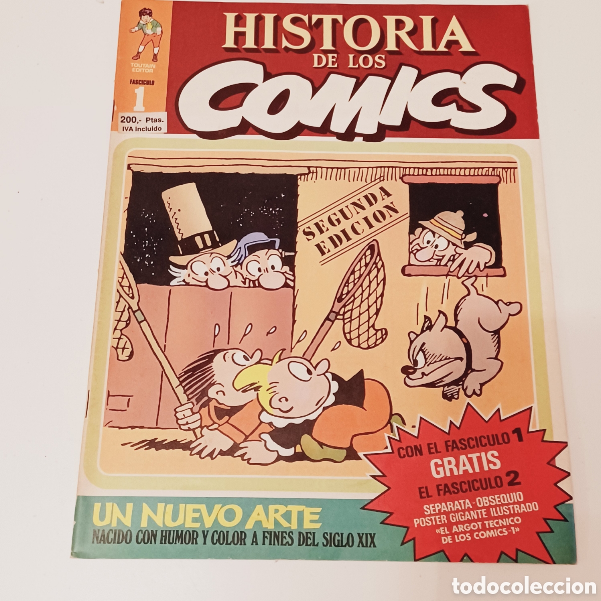 C&oacute;mics: Historia de los c&oacute;mics N&deg; 1 Toutain editor 1982 - Foto 1
