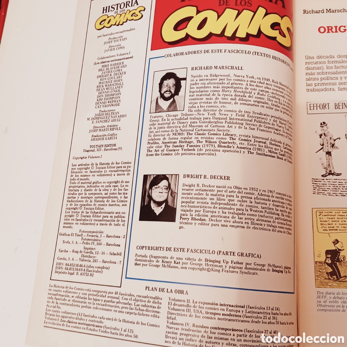C&oacute;mics: Historia de los c&oacute;mics N&deg; 2 Toutain editor 1982 - Foto 3