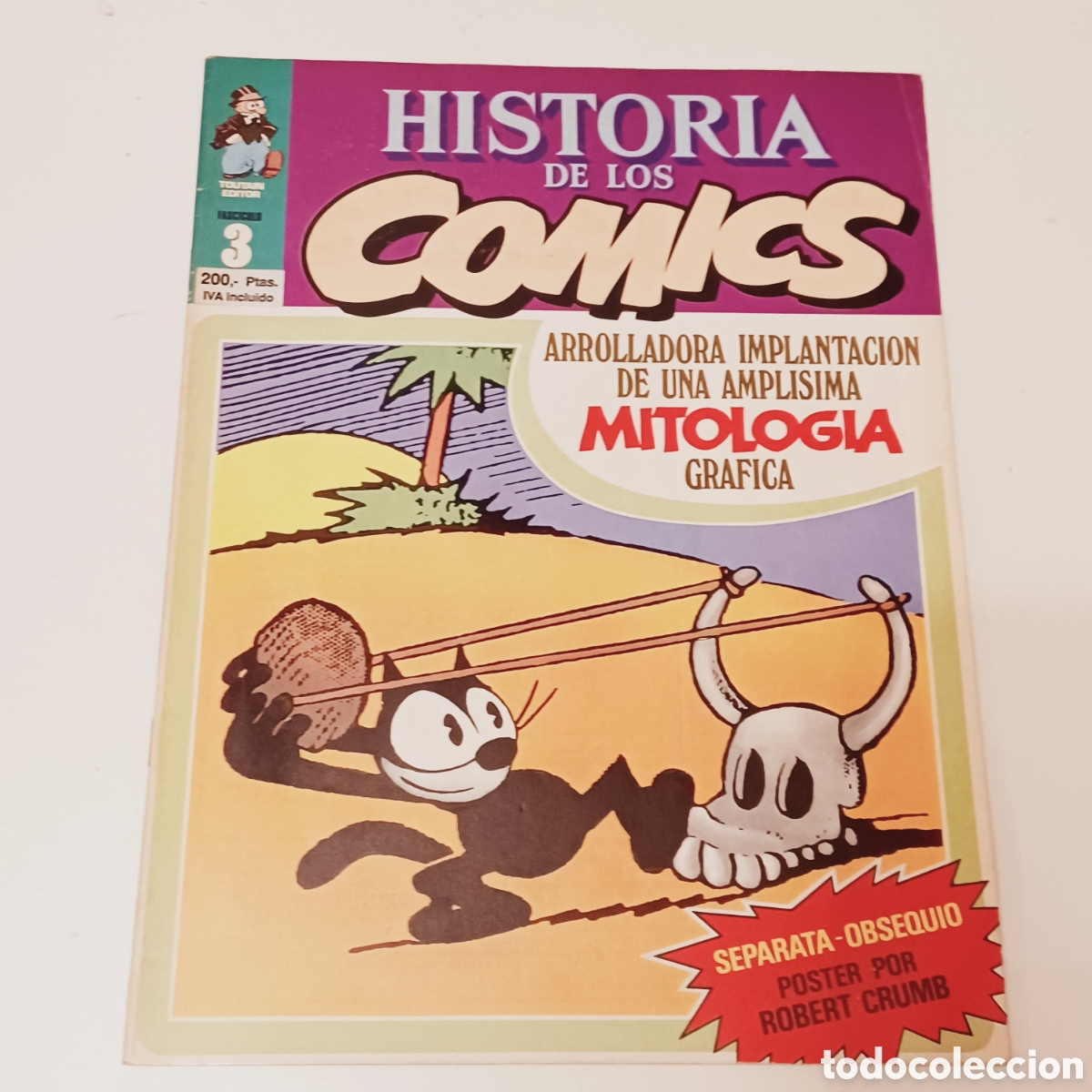 C&oacute;mics: Historia de los c&oacute;mics N &deg; 3 Toutain editor 1982 - Foto 1
