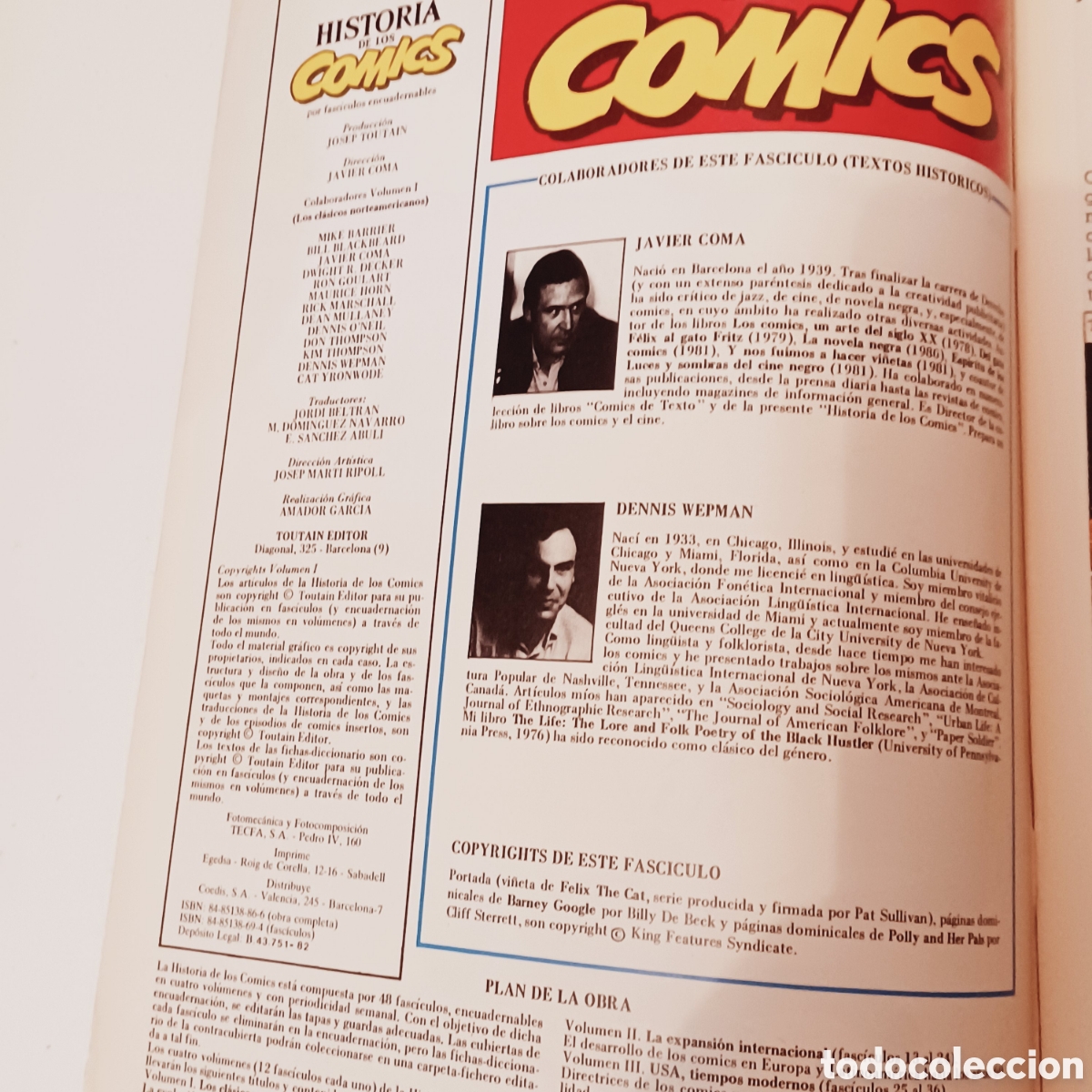 C&oacute;mics: Historia de los c&oacute;mics N &deg; 3 Toutain editor 1982 - Foto 3