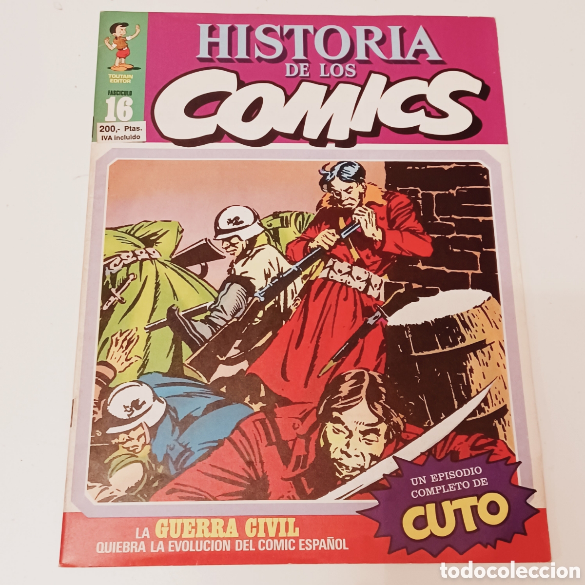 C&oacute;mics: Historia de los c&oacute;mics N &deg; 16 Toutain editor 1982 - Foto 1