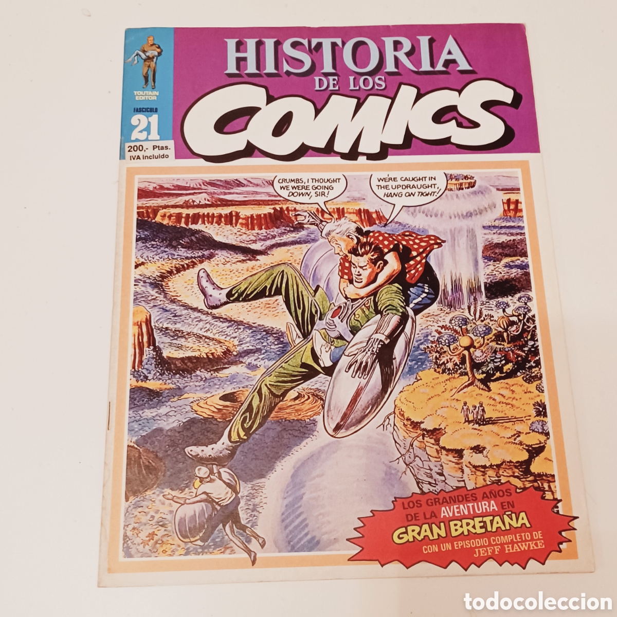 C&oacute;mics: Historia de los c&oacute;mics N &deg; 21 Toutain editor 1982 - Foto 1