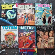 Cómics: LOTE ALMANAQUE 1984 1983 TOTEM 3 Y 29 SUPER BLUE JEANS 19 METAL HURLANT
