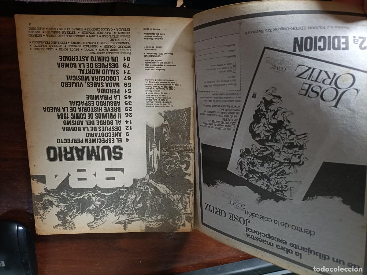 C&oacute;mics: ALMANAQUE 1984 - 1981. TOUTAIN EDITOR. - Foto 2