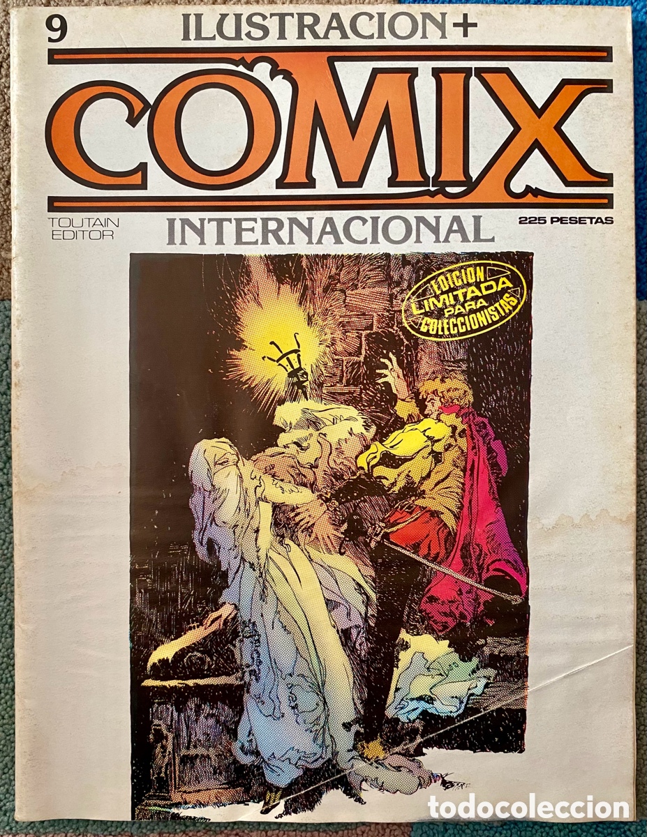 C&oacute;mics: Lote Ilustraci&oacute;n + COMIX Intermacional 5 y 9 C&oacute;mics - Foto 2