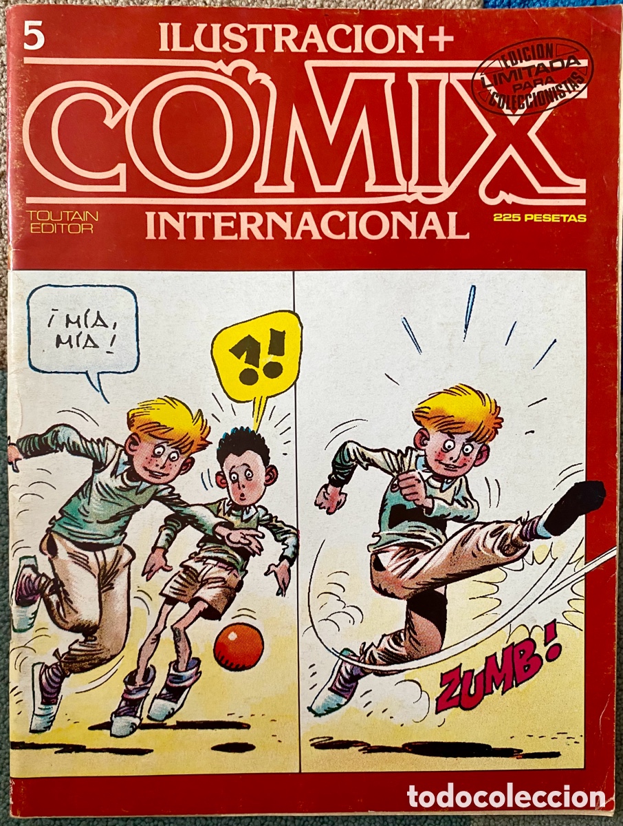 C&oacute;mics: Lote Ilustraci&oacute;n + COMIX Intermacional 5 y 9 C&oacute;mics - Foto 1