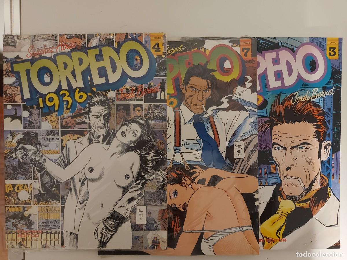 C&oacute;mics: Torpedo 1936 . N&uacute;meros 3,4 y 7 - Foto 1