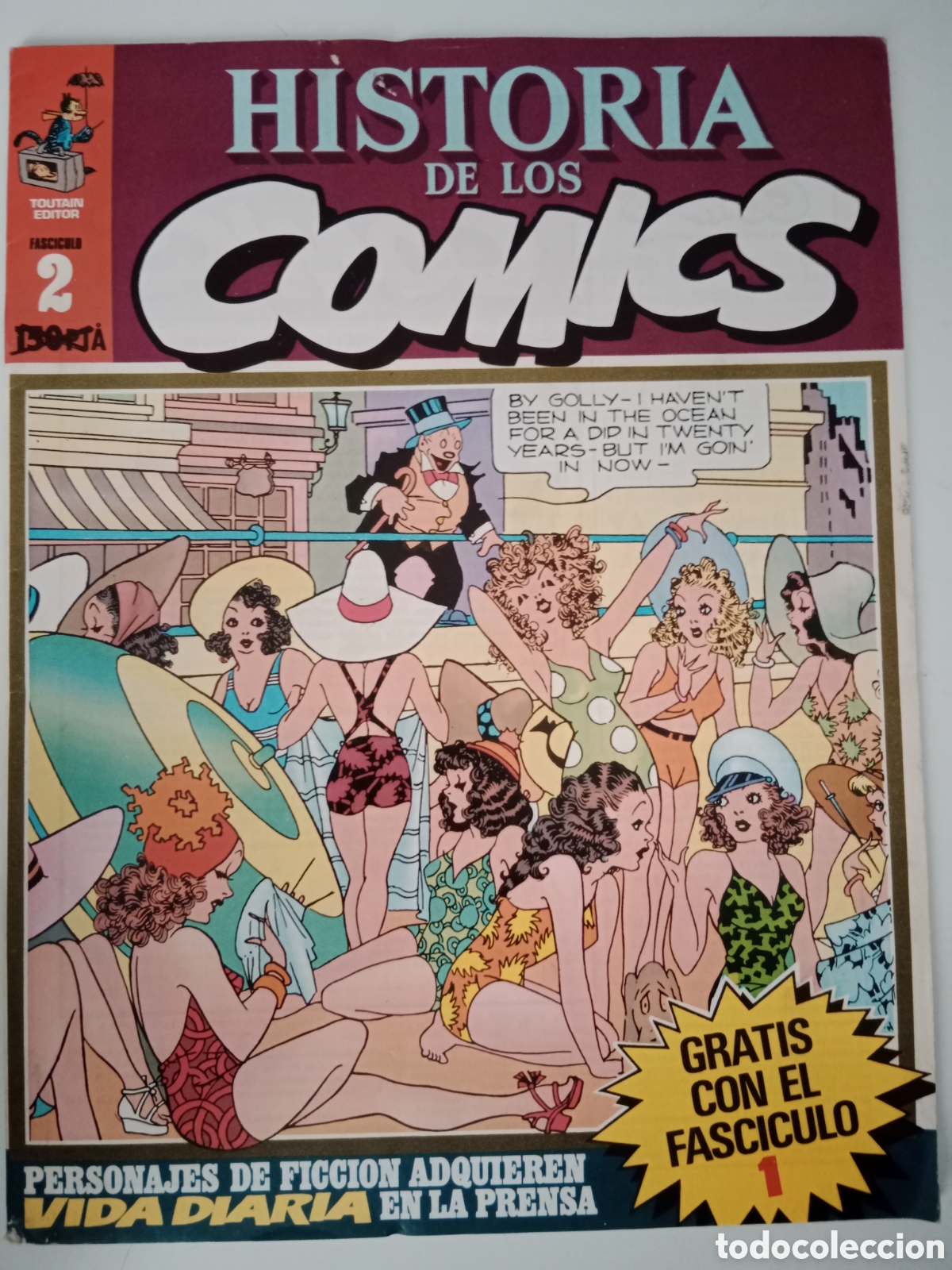 C&oacute;mics: HISTORIA DE LOS COMICS N&deg;2. TOUTAIN - Foto 1