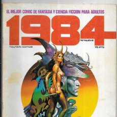 Cómics: 1984 COMIC DE LA FANTASIA Y CIENCIA FICCIÓN PARA ADULTOS.Nº 9 1º EDICIÓN