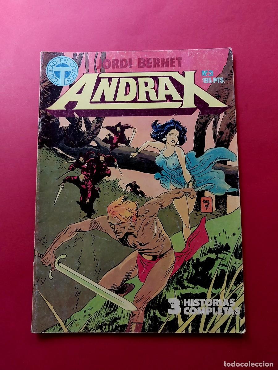 C&oacute;mics: Andrax N&ordm; 3 Toutain Editor 1988 -REF C8 - Foto 1