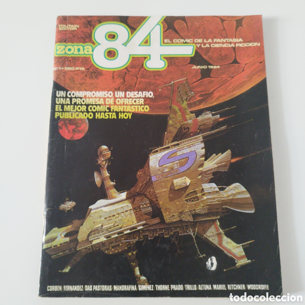 Comics : ZONA 84 / # 1 / TOUTAIN / CIENCIA FICCI&Oacute;N