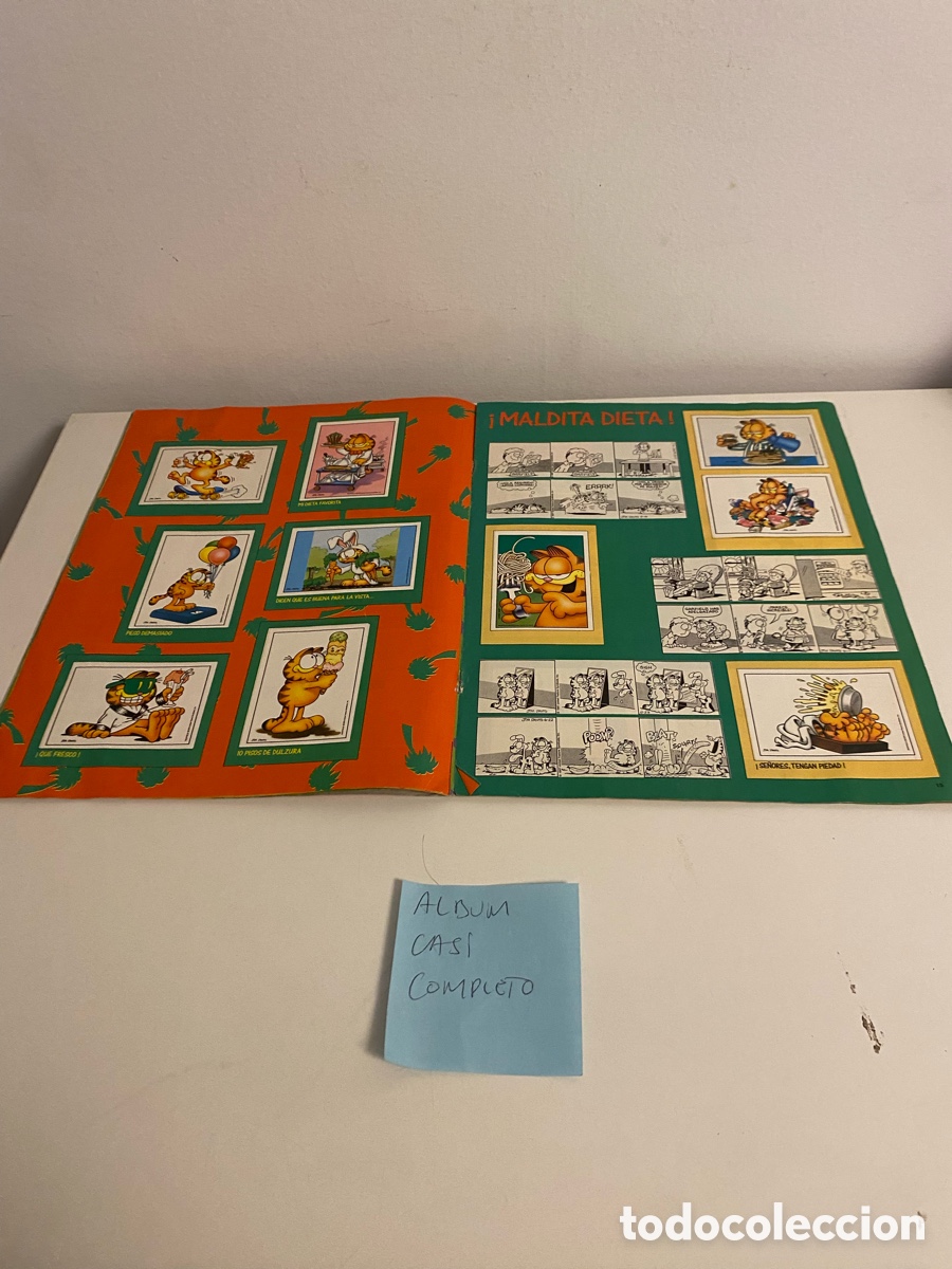 C&oacute;mics: &Aacute;lbum de cromos de Garfield - Foto 2
