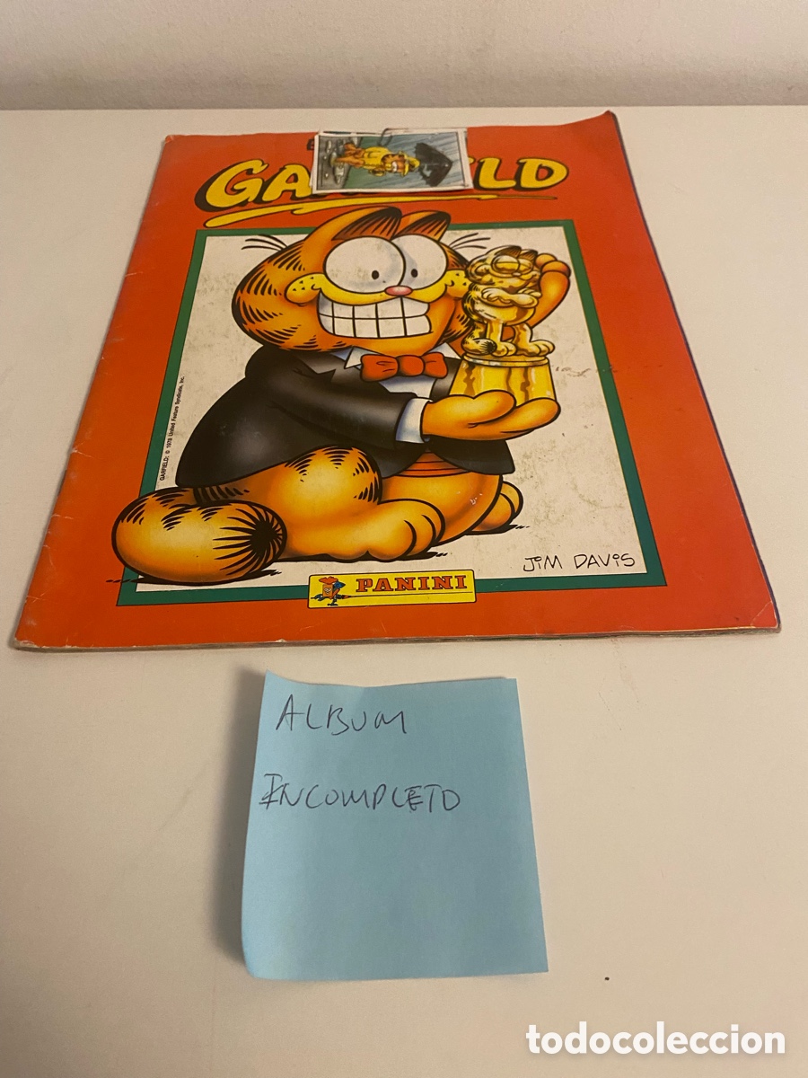 C&oacute;mics: &Aacute;lbum de cromos de Garfield - Foto 1