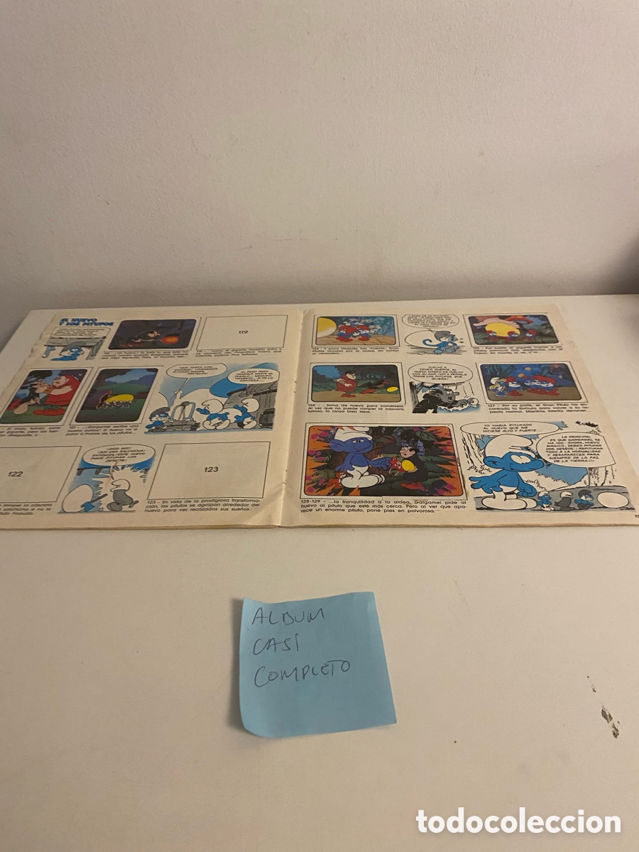 C&oacute;mics: &Aacute;lbum de cromos de Los Pitufos. Panini (1) - Foto 2
