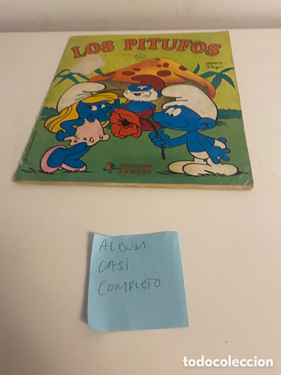 C&oacute;mics: &Aacute;lbum de cromos de Los Pitufos. Panini (1) - Foto 1