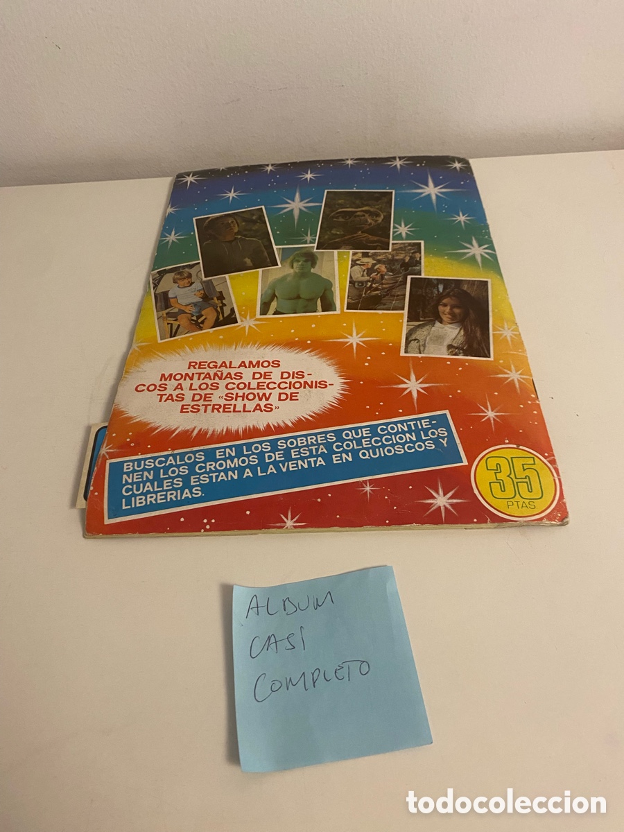 C&oacute;mics: &Aacute;lbum de cromos Show de estrellas (36) - Foto 3