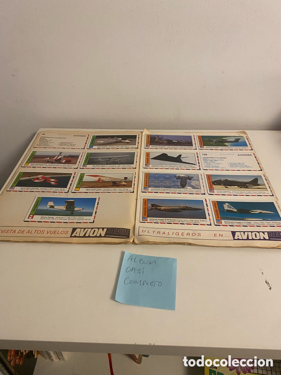 C&oacute;mics: &Aacute;lbum de cromos Aviones. Cusc&oacute; (46) - Foto 2