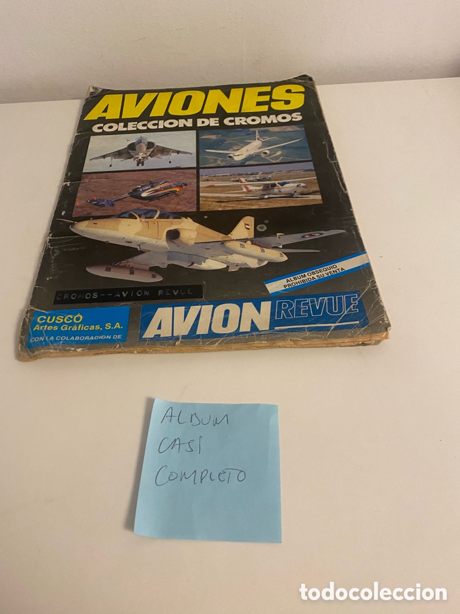C&oacute;mics: &Aacute;lbum de cromos Aviones. Cusc&oacute; (46) - Foto 1
