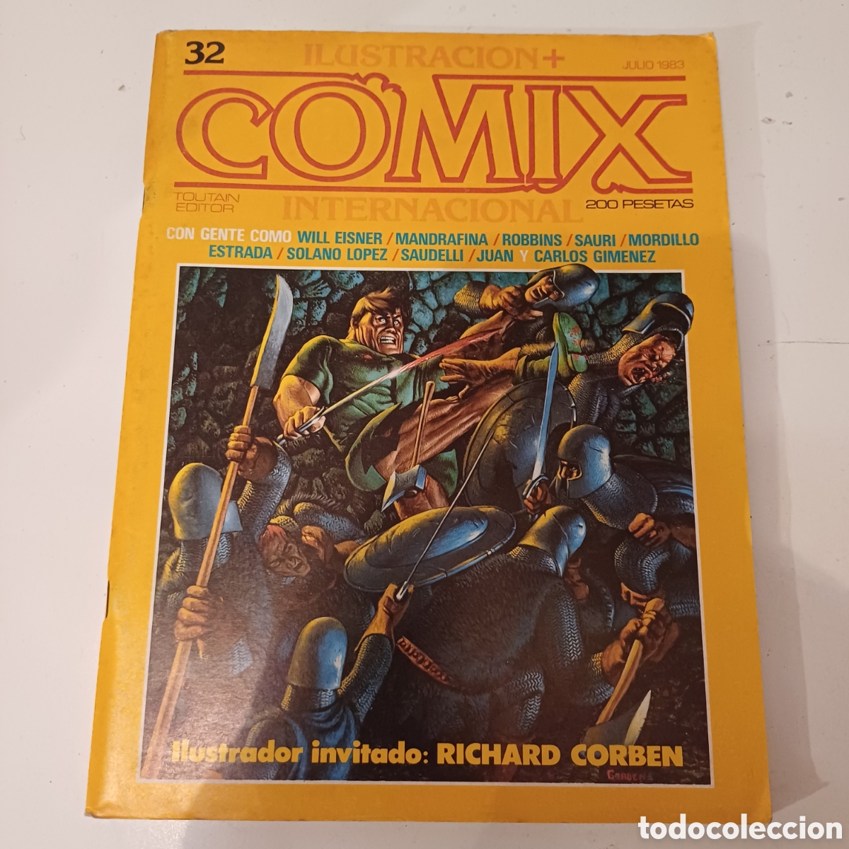 C&oacute;mics: Comic Comix Internacional N&deg; 32 Toutain 1983 - Foto 1