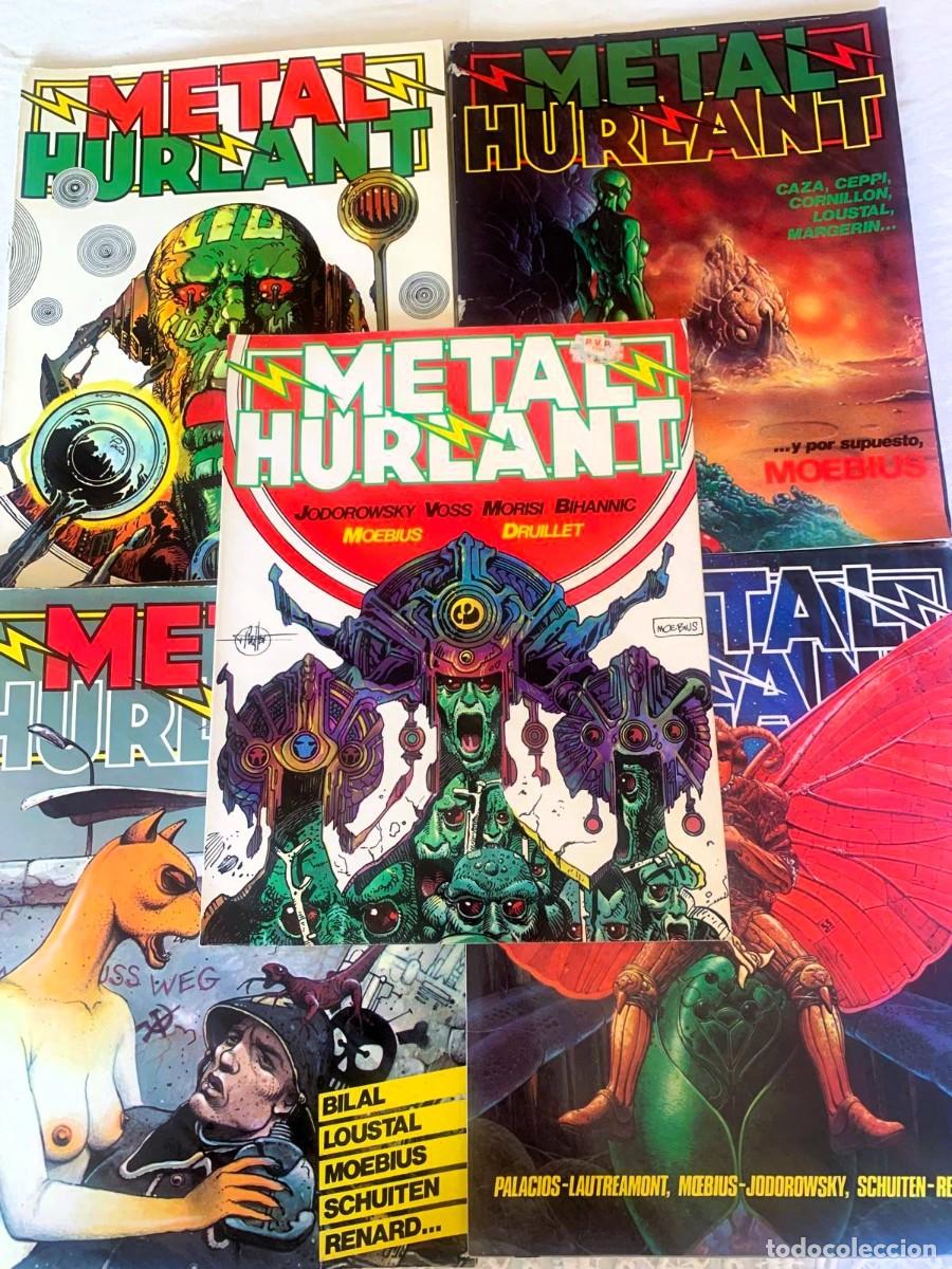 C&oacute;mics: LOTE 5 COMIC METAL HURLANT - Foto 1